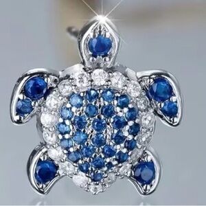 Boho Chic Sea Turtles Post Earrings. New in Gift Box